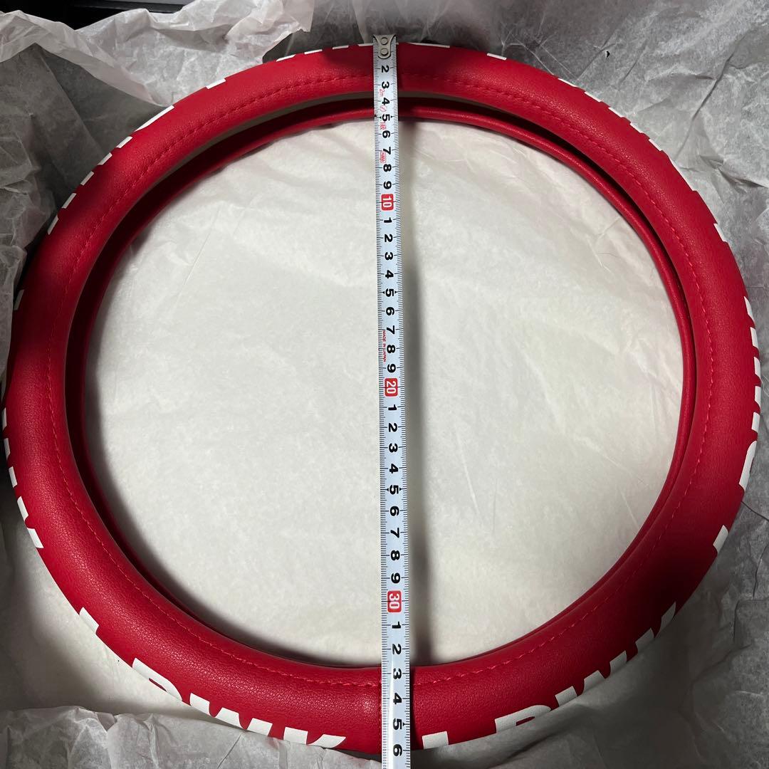 リバティウォーク　ハンドルカバー　絶版　レッド白文字LBWK