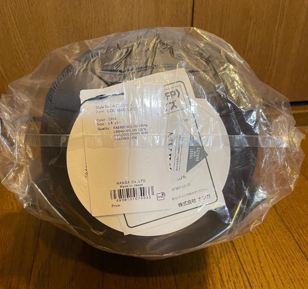【新品未使用】NANGA ナンガ シュラフUDD BAG 630DX レギュラー