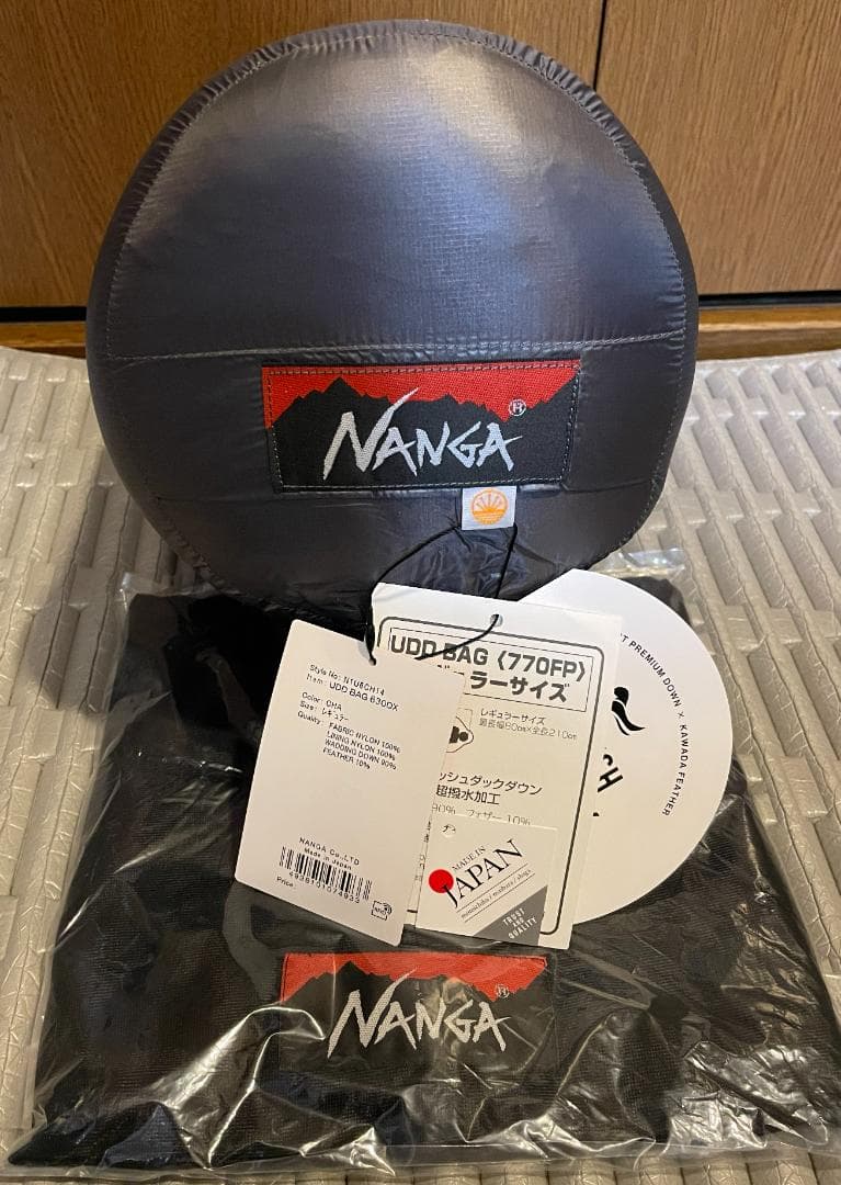 【新品未使用】NANGA ナンガ シュラフUDD BAG 630DX レギュラー
