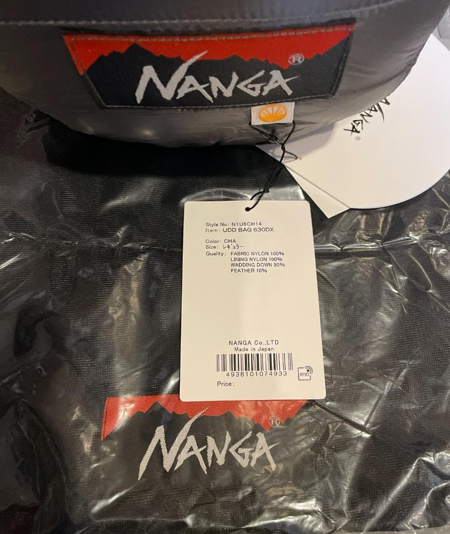 【新品未使用】NANGA ナンガ シュラフUDD BAG 630DX レギュラー