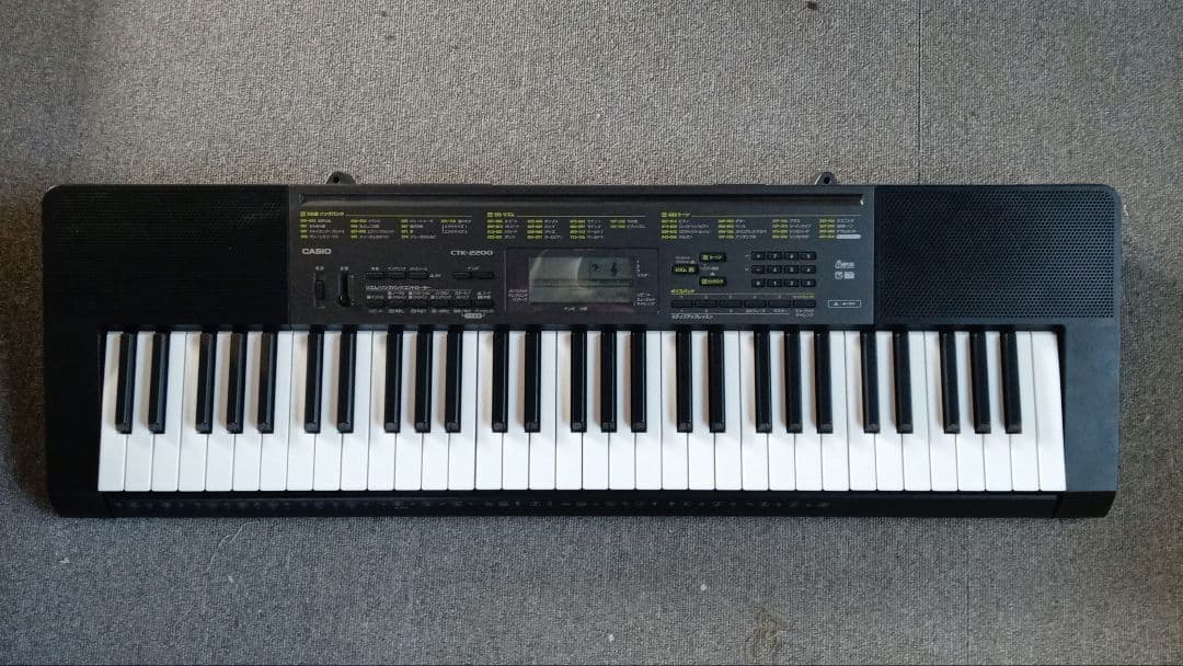 CASIO CTK-2200 電子キーボード未清掃