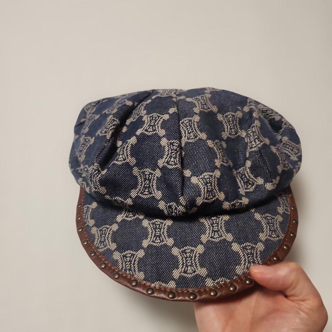 セリーヌのデニム風キャスケット