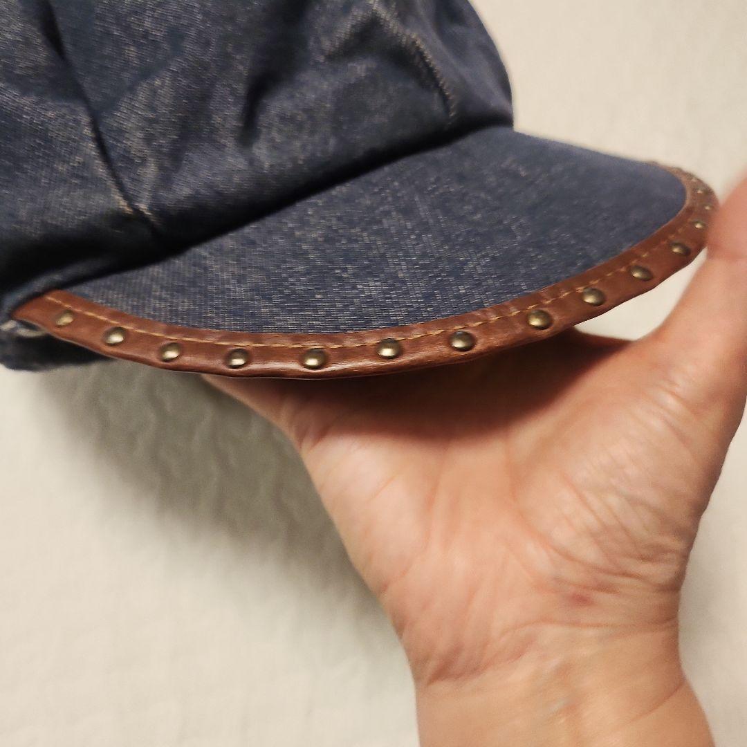 セリーヌのデニム風キャスケット