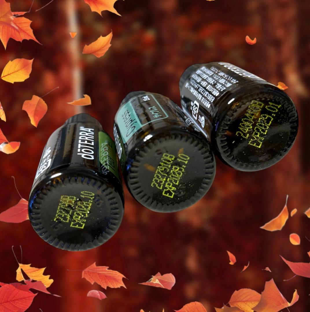 ドテラ正規品 エッセンシャルオイル ティーツリー サイプレス レモングラス 3本