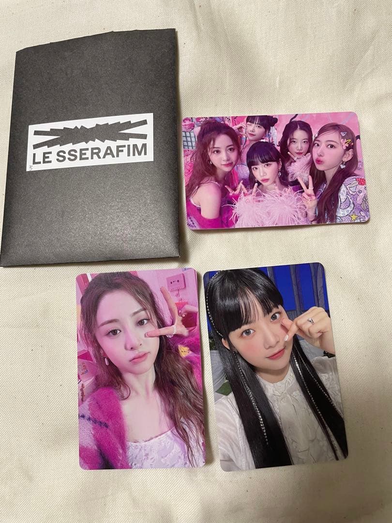 ルセラフィム　fearless フォトカード3枚セット