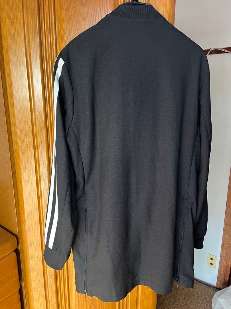 Y-3 ブラックロング丈　トラック 　　　ジャケット