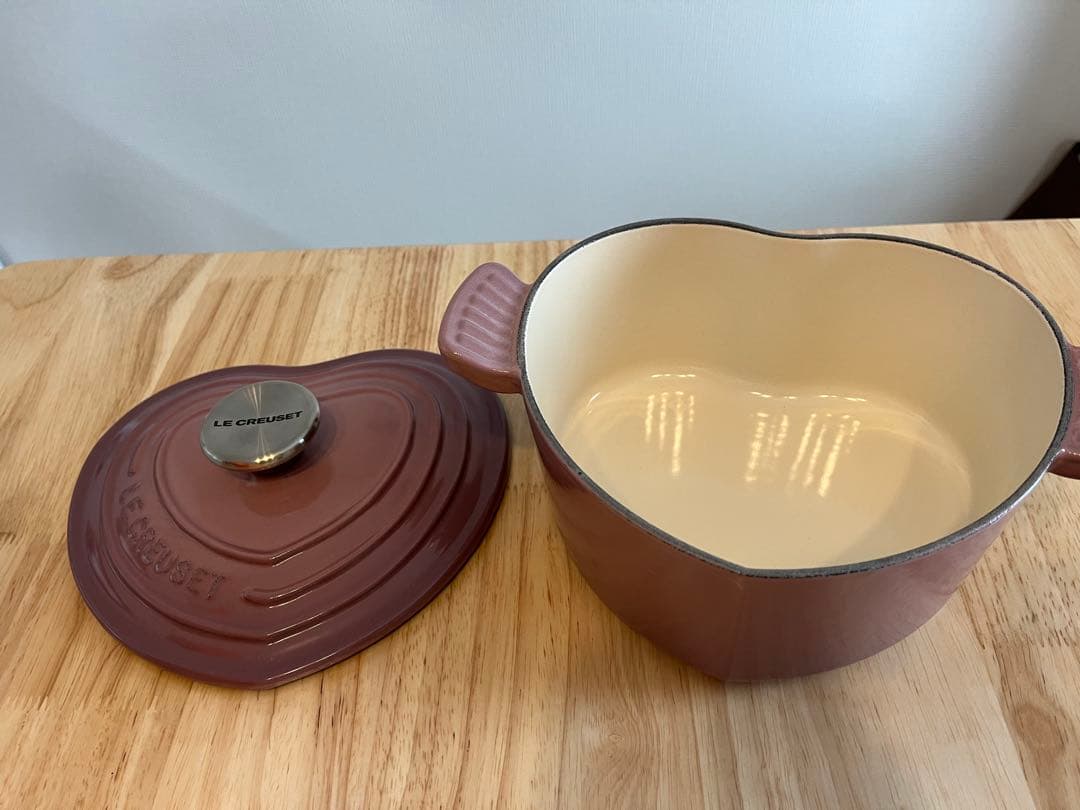 LE CREUSET ハート型鍋 ピンク