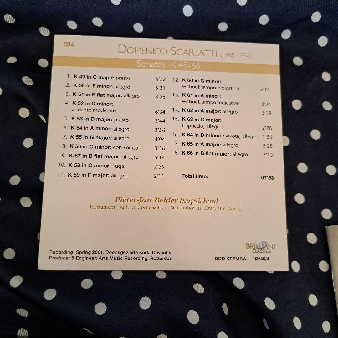 ピーター=ヤン・ベルダー『D.スカルラッティ：ソナタ全集』 (CD36枚組)
