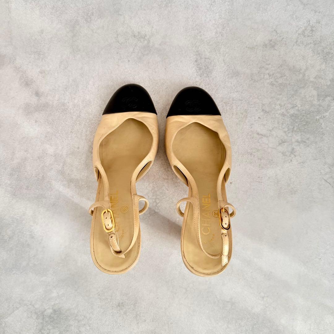 靴 Vintage Chanel Slingback Heels 41