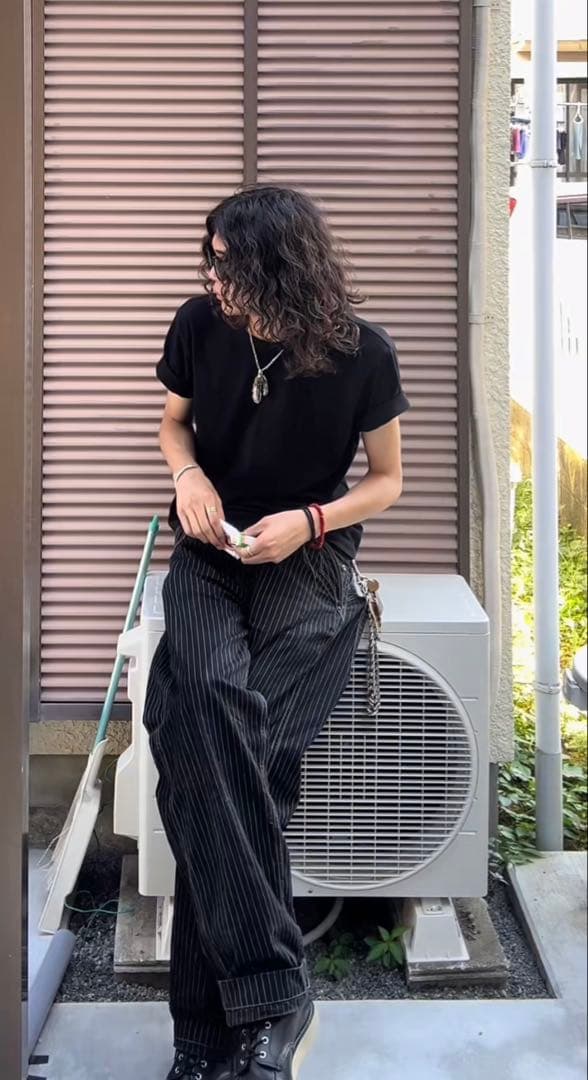 schottヒッコリーデニム ブラック　34 イアンくん着用