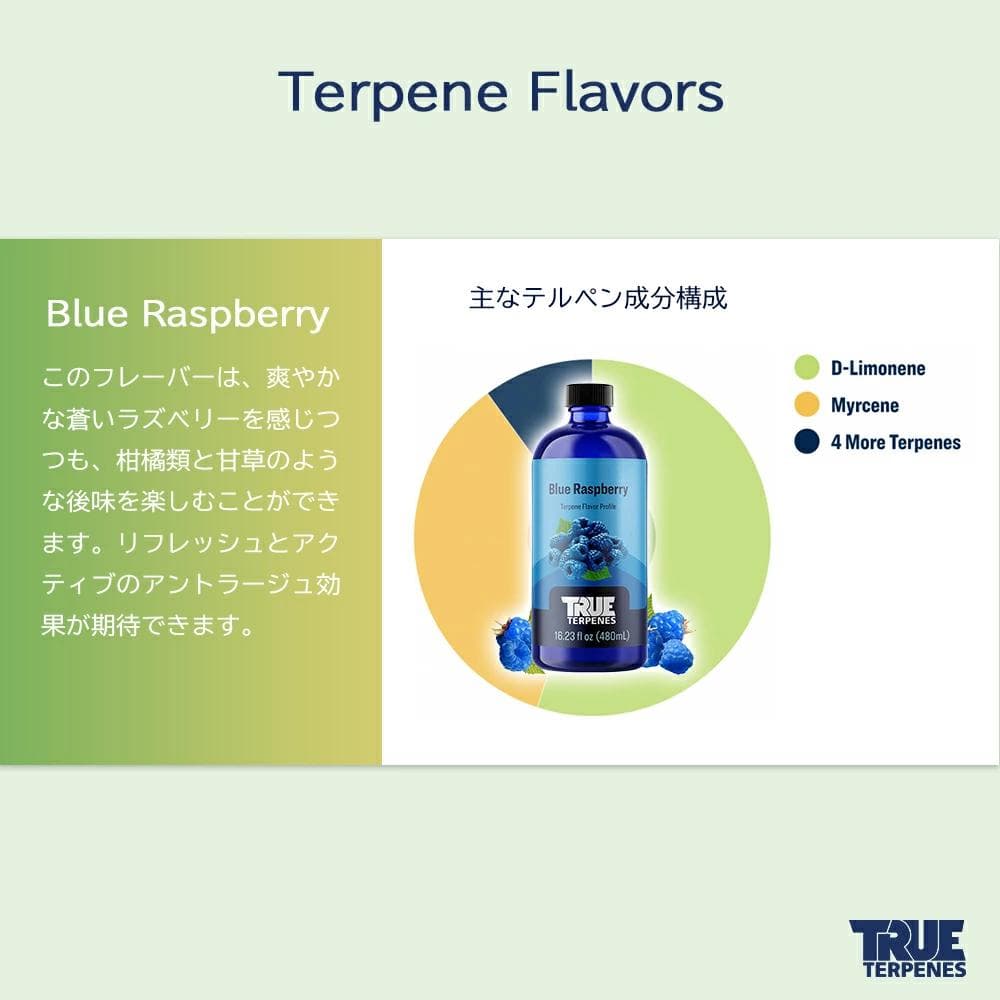 TRUE テルペン 510 CBD CBN CBG 10ml ブルーラズベリー