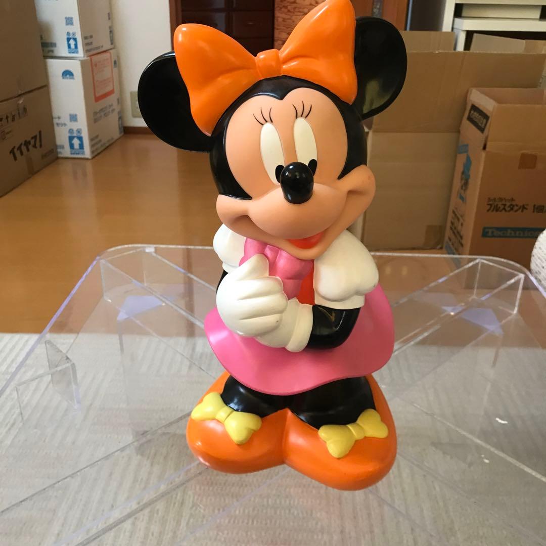 東京三菱銀行　貯金箱　ミニー　約35センチ