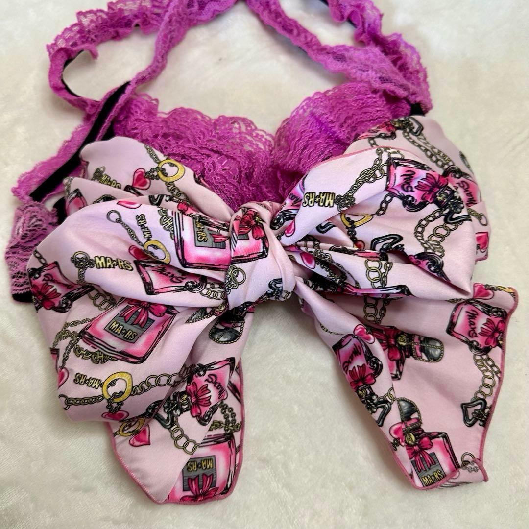 【MA＊RS】MARS マーズ パフューム柄リボンビキニトップス