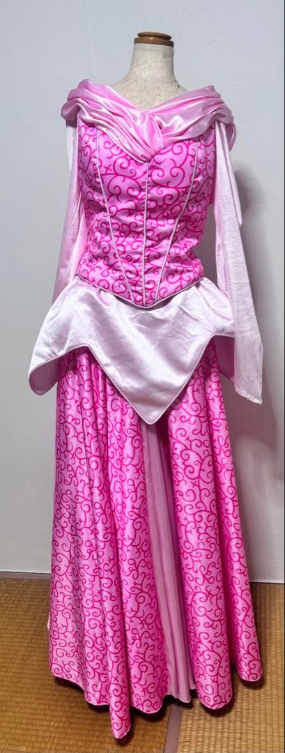 オーロラ姫ドレス　ティアラネックレスウィッグ4点セット　Dハロシークレットハニー