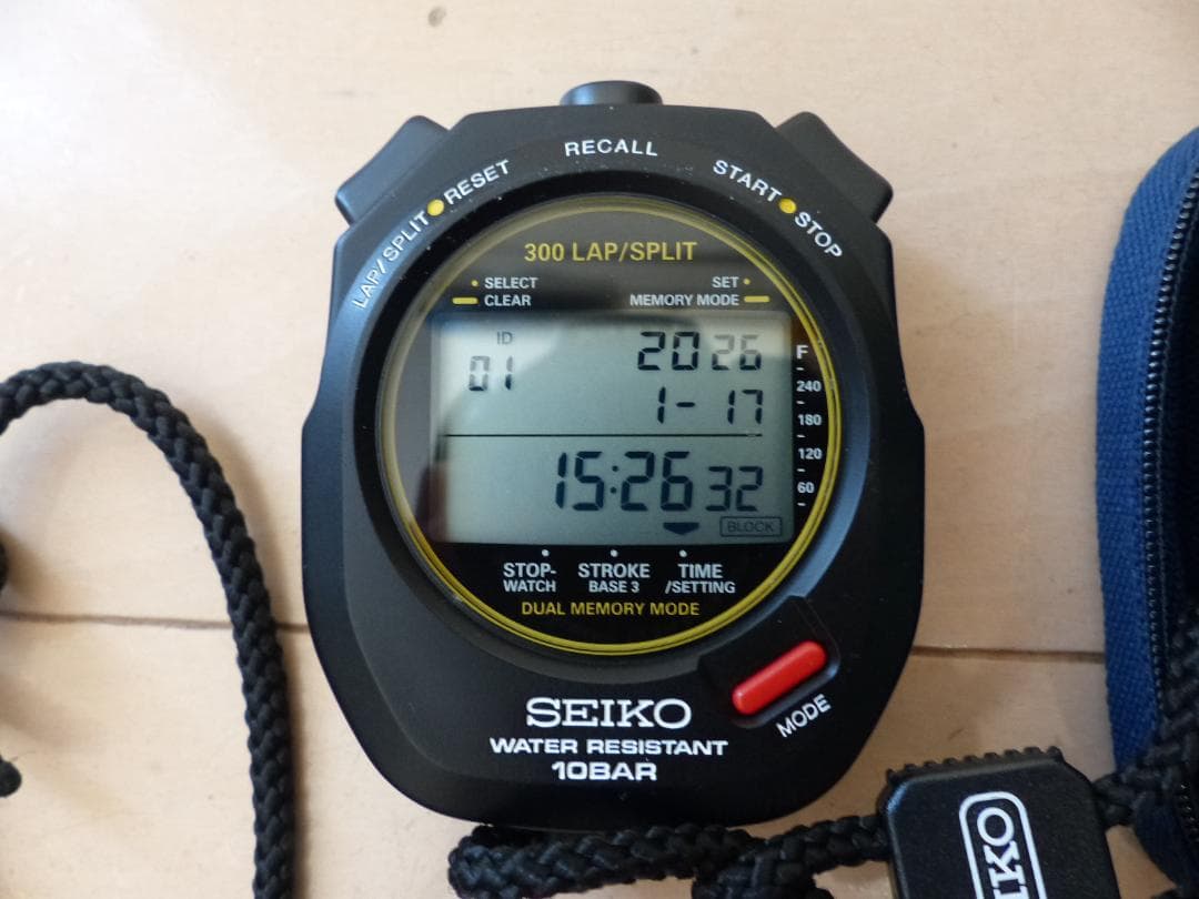 【ほぼ未使用】セイコー ストップウオッチSVAS009