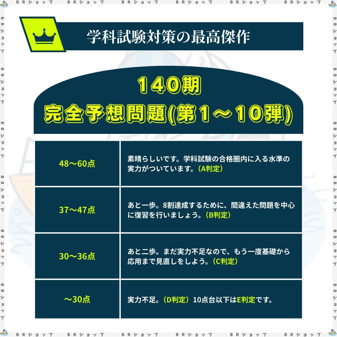 140期ボートレーサー試験完全予想問題第1弾［解答・解説付］