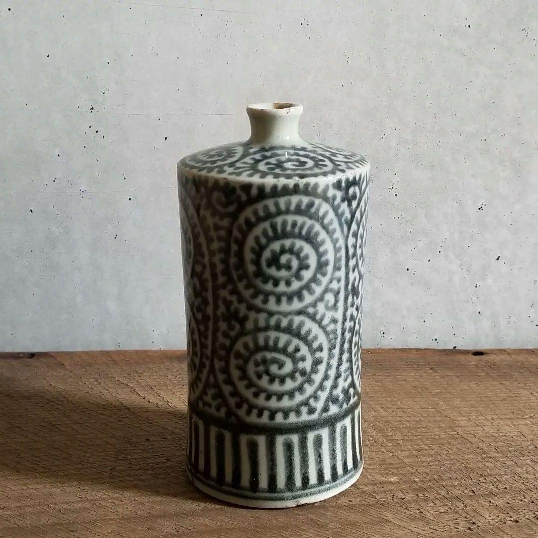 古伊万里 蝋燭徳利 ろうそく 徳利 江戸時代 くらわんか 蛸唐草 酒器