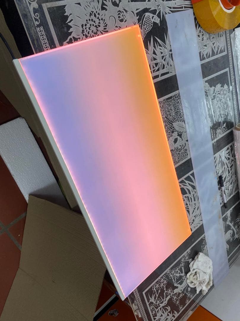 新品未使用　ライトスクリーン　アクアリウム　LED RGB 60cm×45cm