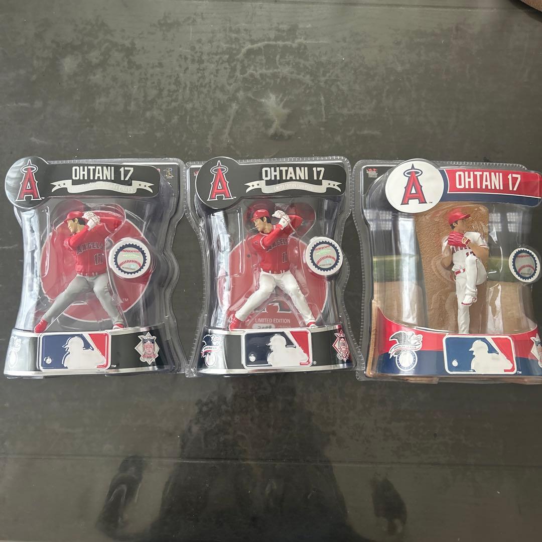 2018 大谷翔平 フィギュア 3体セット OHTANI 17 限定版