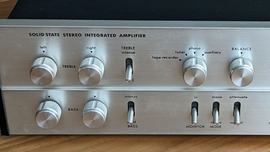 Luxman SQ-707 プリメインアンプ整備済