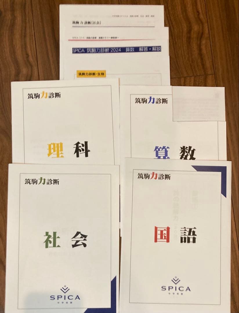 2024 早稲アカ/サピックス/エルカミノジーニアス筑駒模試＋スピカ筑駒力診断