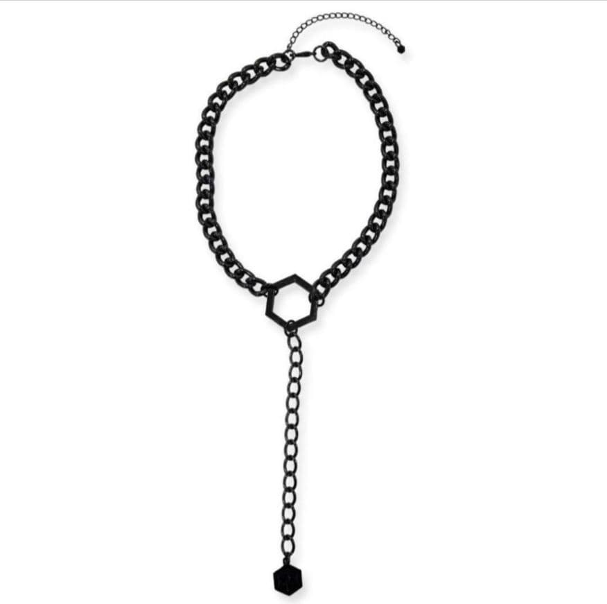 女王蜂 qb luxury chain choker black チョーカー