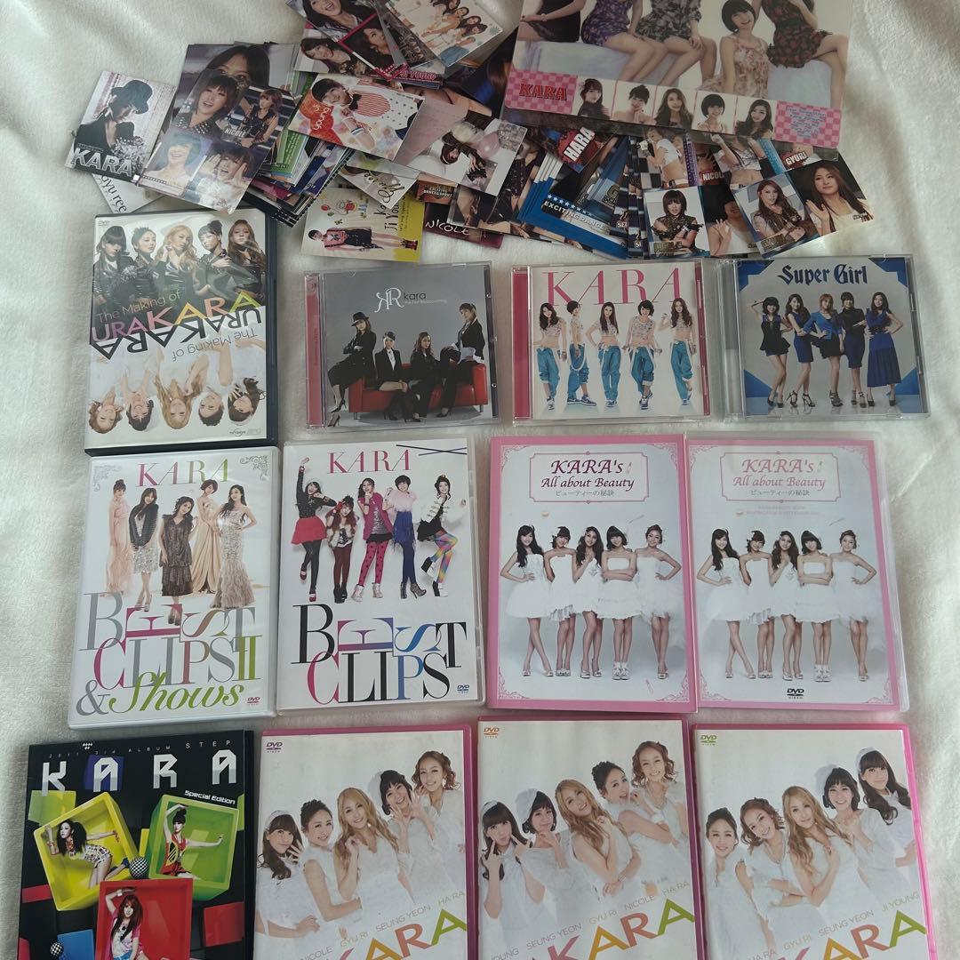 値下げ【KARA 】希少レアCDDVDセット フォトカードまとめ売りkpop韓国