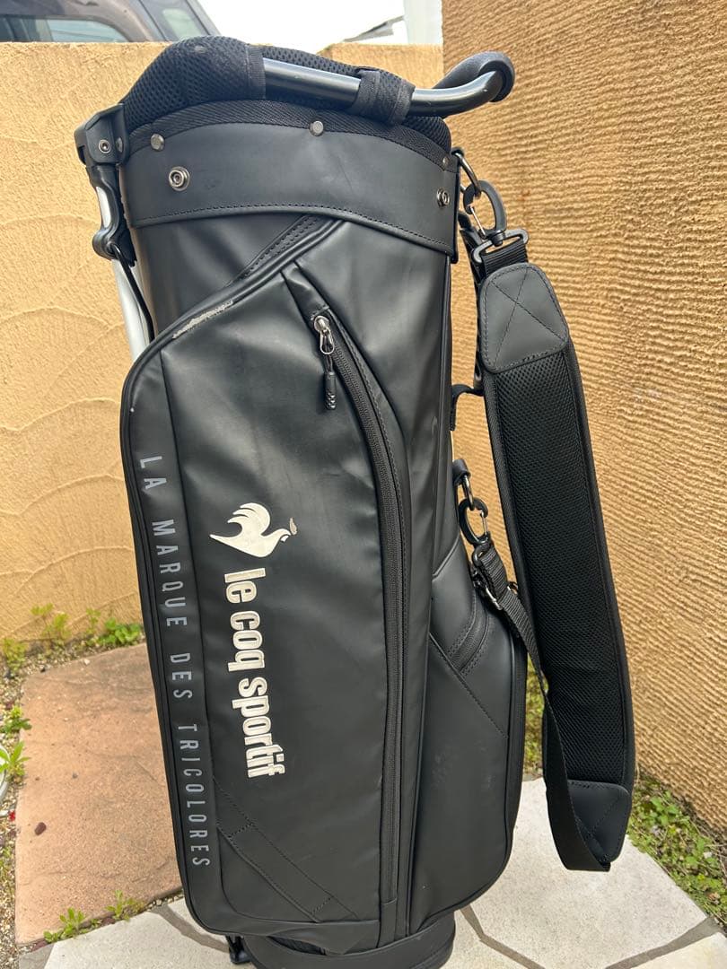 le coq sportif ブラック キャディバッグ