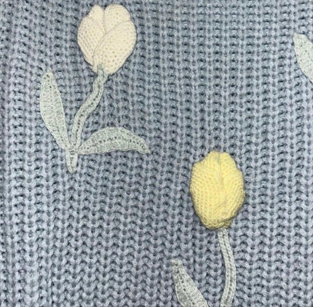 CANDY STRIPPER TULIP LOVER KNIT ワンピース