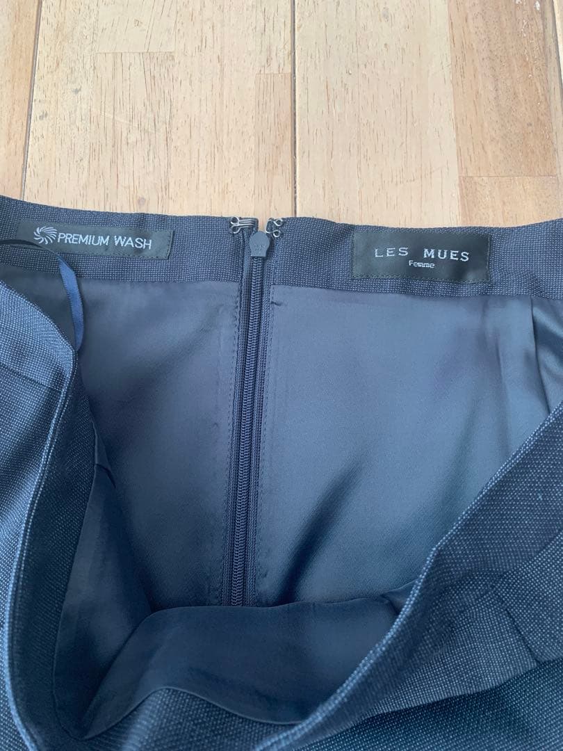 美品✨ レミュー アオキ スーツ セットアップ 洗える 15号LES MUES