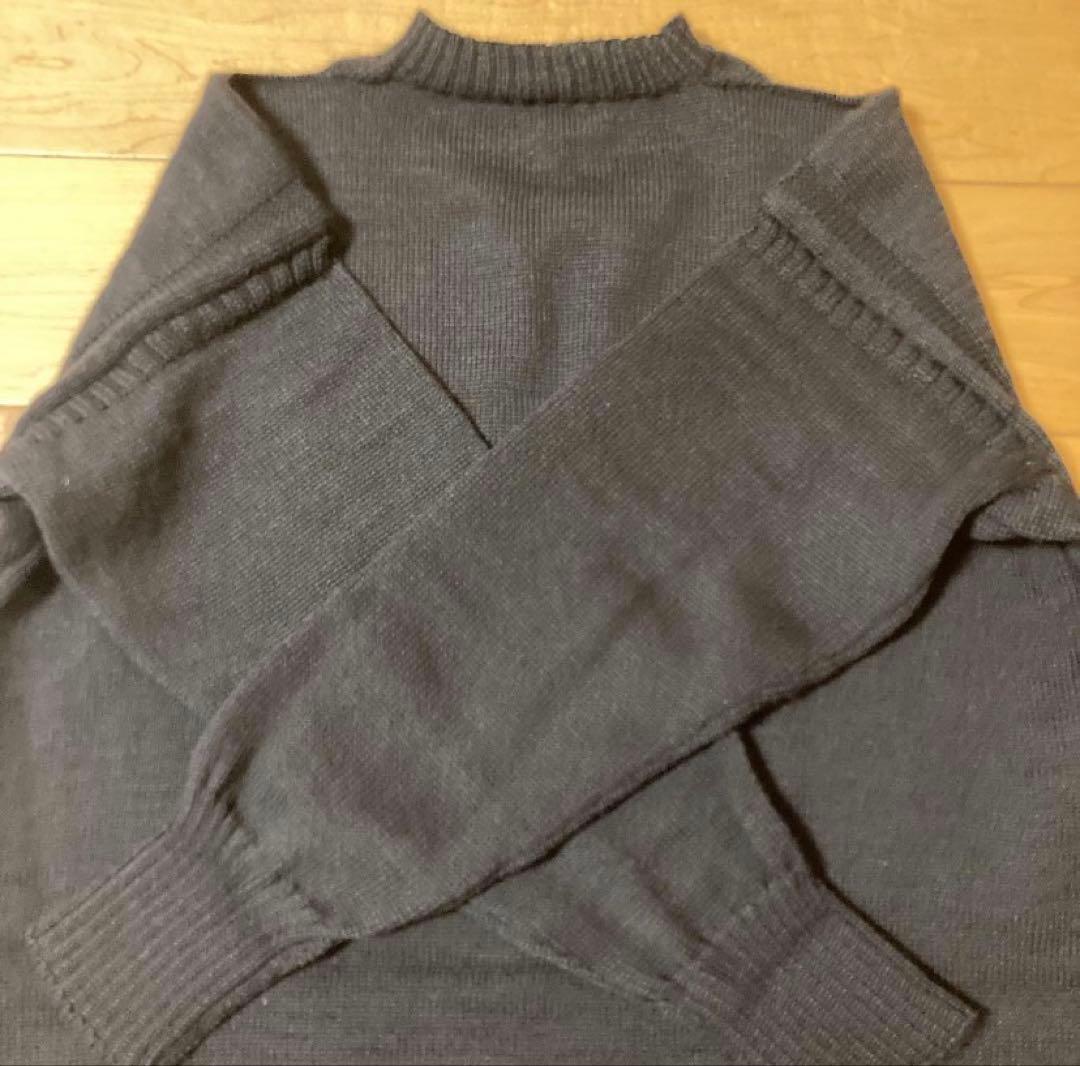 ル トリコチュール オーバーサイズ ガンジーセーター Bshop ブラック50