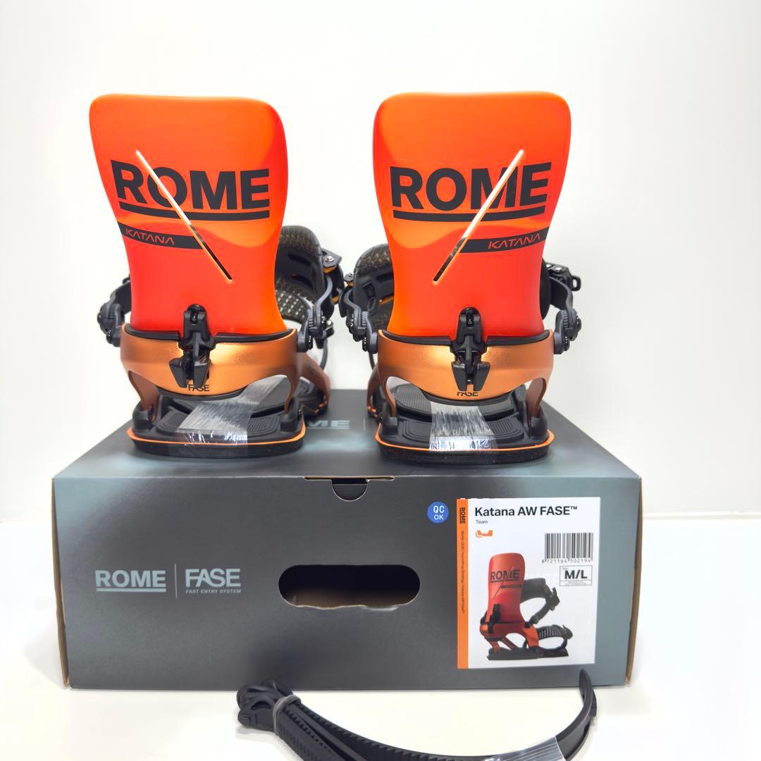 ROME Katana AW FASE スノーボード ビンディング M/Lサイズ