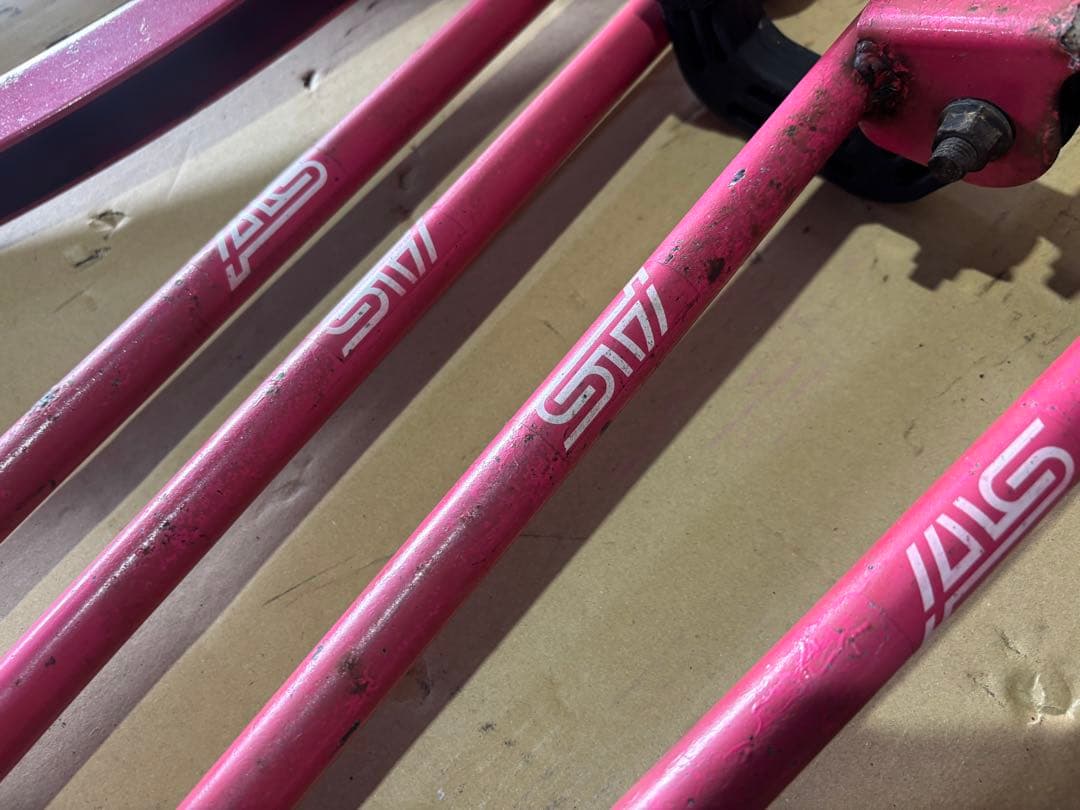 GGA 丸目 インプレッサ STI リア ロアアーム セット GDB GDA