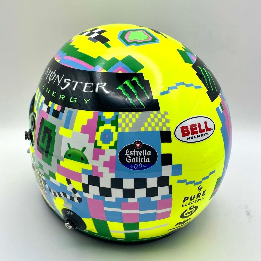 1/2ヘルメット マクラーレン F1 ランド・ノリス 2024年 イギリスGP