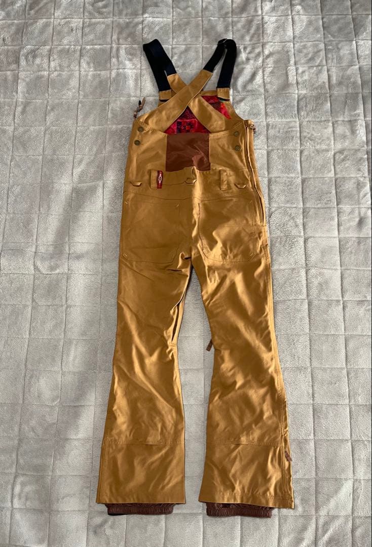 BURTON ベージュ 女性用 スノーボードオーバーオールSサイズ