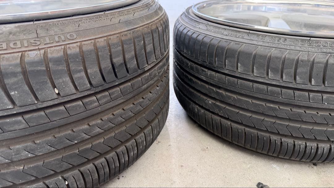 WORKグノーシス GR203 20インチ　深リム4本セット10.5/12.5j