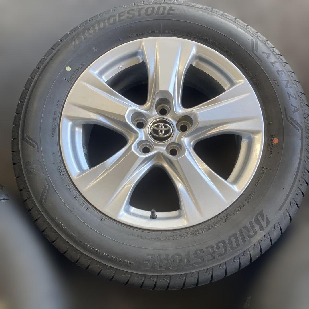 ハリアー80系純正17インチアルミホイール、タイヤセット