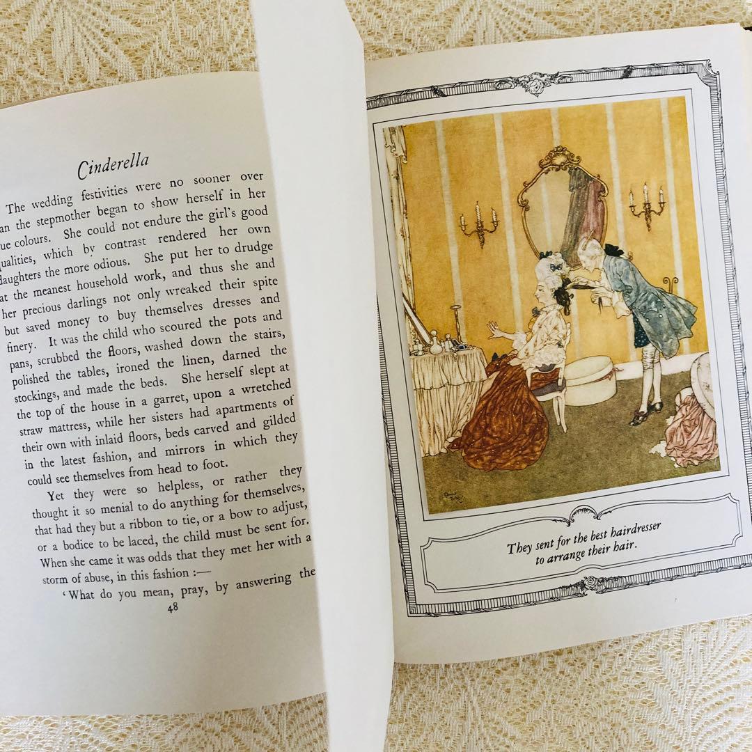 洋書　古書　デュラックの幻想的な挿絵　フランス名作童話集　1981年刊行