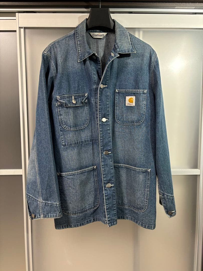カーハート　チョアコート　カバーオール　デニム