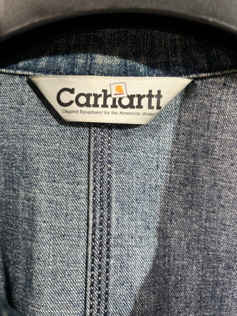 カーハート　チョアコート　カバーオール　デニム