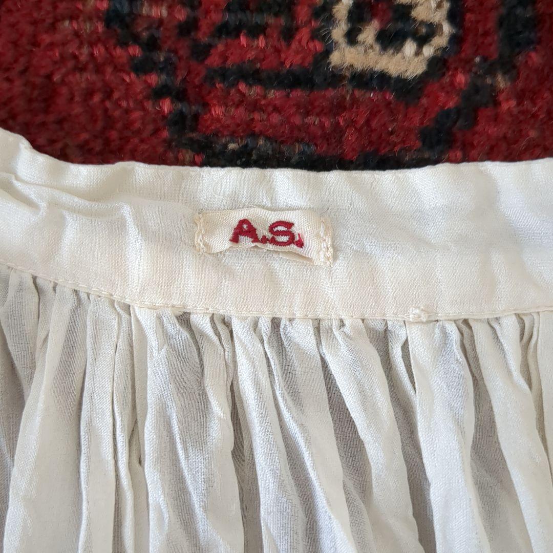 も*も様 ARTS＆SCIENCE　ギャザー　チャーチ　スモック　ブラウス　シル