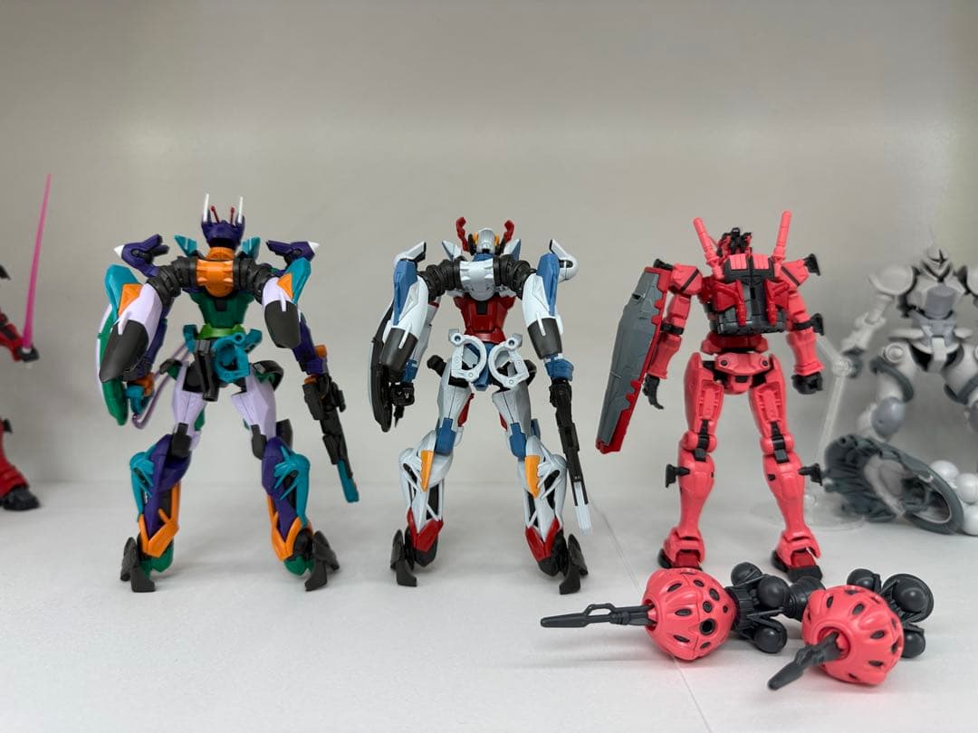 ジークアクス系　ガンプラ組立済みジャンク品12体セット