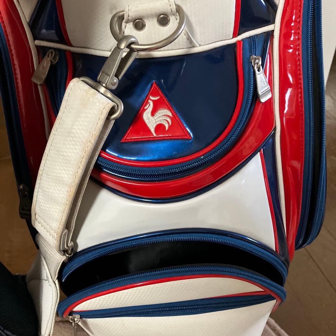 Le coq sportif ルコックスポルティフ　キャディバッグ　白
