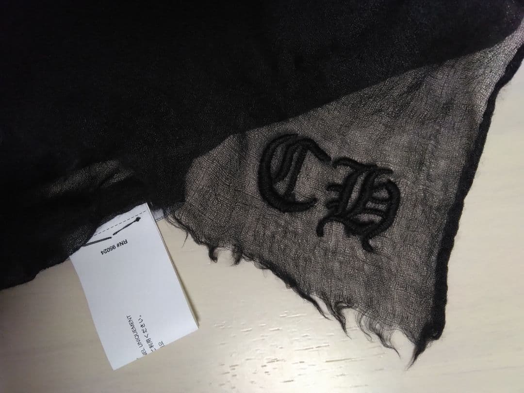 CHROME HEARTS クロムハーツ／大判カシミヤ　スカーフ／ストール