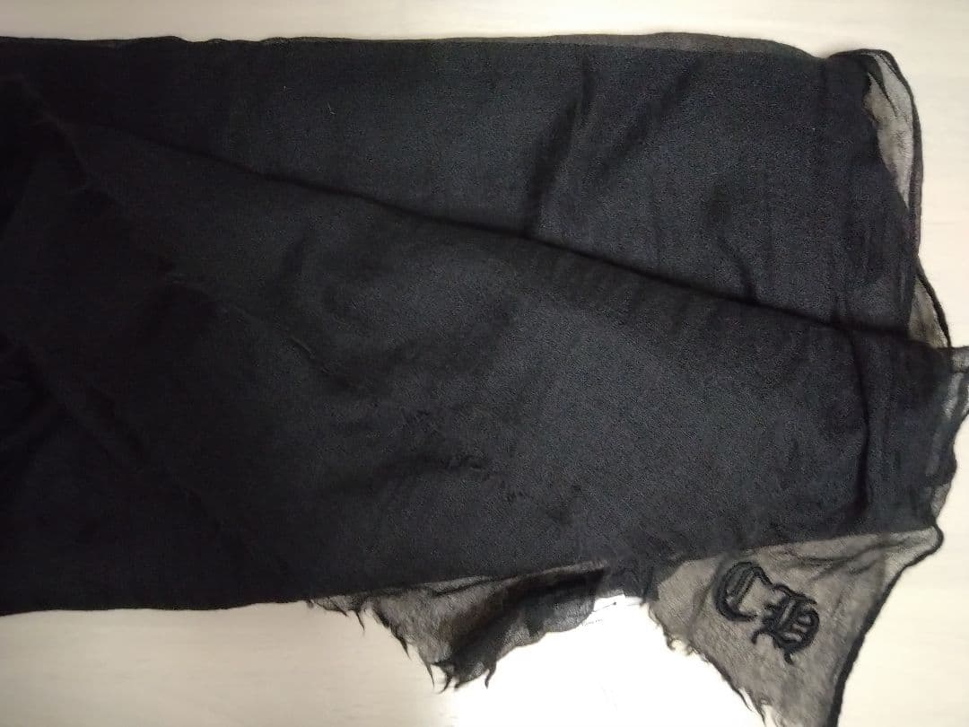 CHROME HEARTS クロムハーツ／大判カシミヤ　スカーフ／ストール