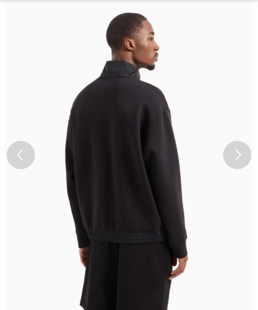 【A/X アルマーニ エクスチェンジ】ハーフジップスウェット