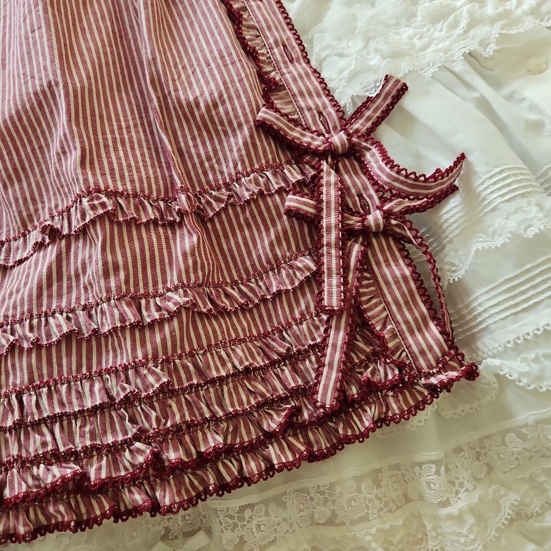 ★ピンクハウス★【未使用に近い】❤️ピコフリルがたっぷりのワンピース✨綿ブロード