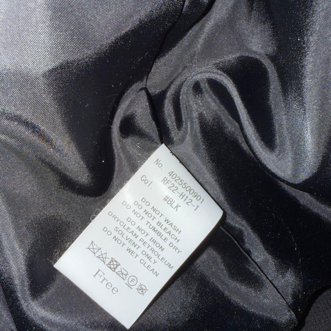 レフレム ファーパーカー ブルゾン うさ耳 ブラック　reflem