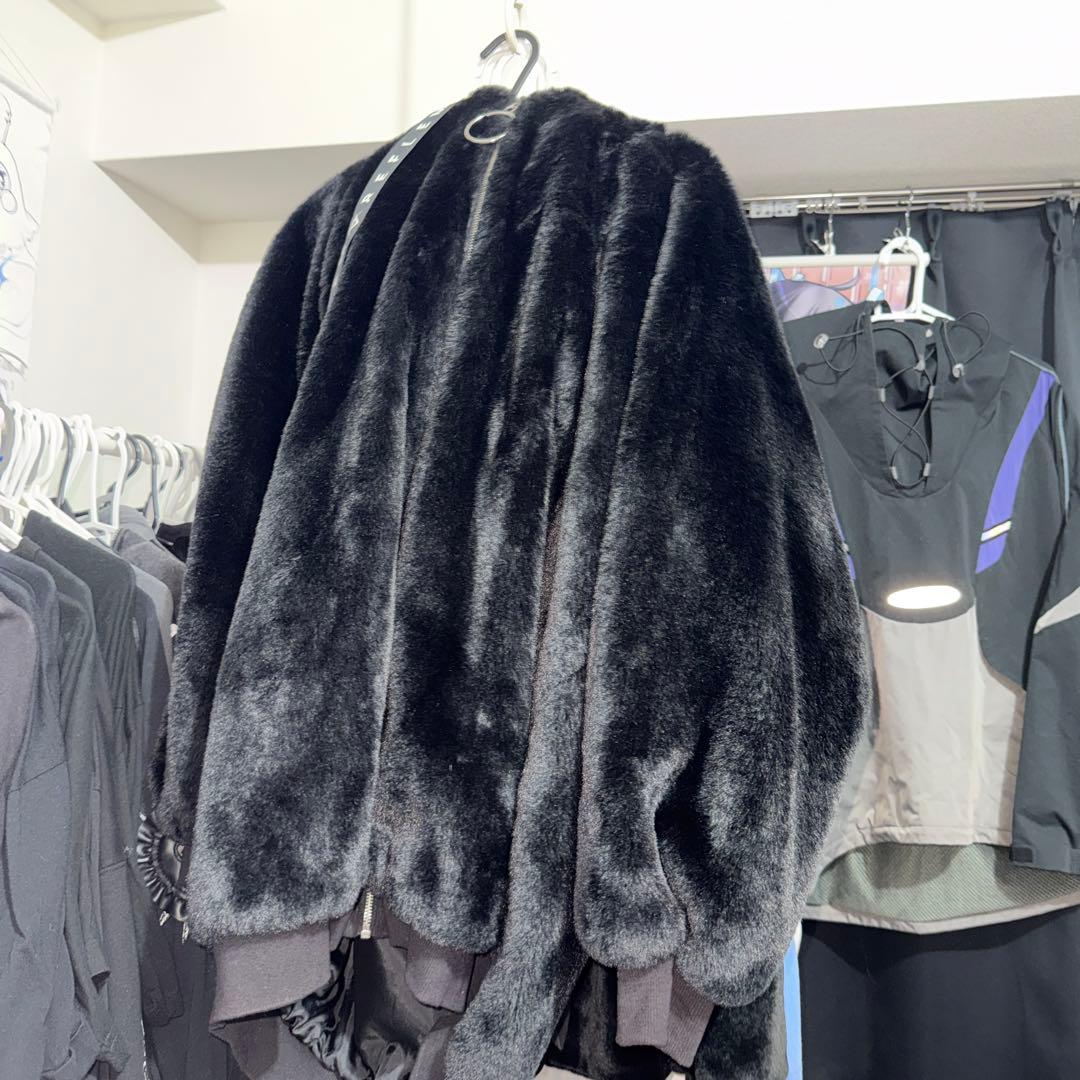 レフレム ファーパーカー ブルゾン うさ耳 ブラック　reflem