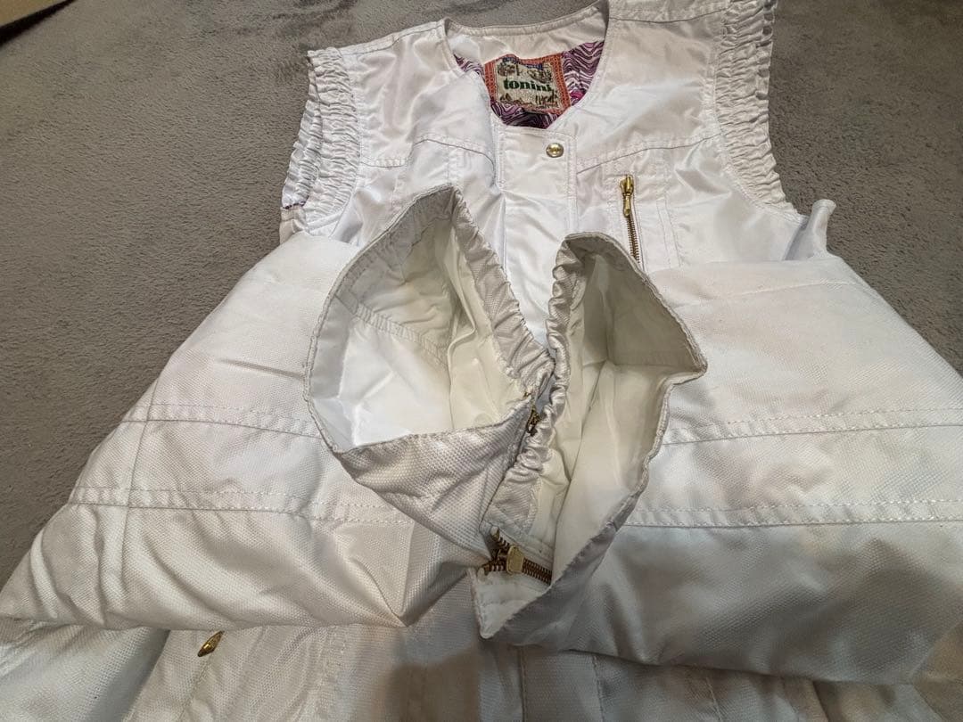 スキーウェアレディース　ターコイズ ジャケット 11号　靴下x2 他6点セット